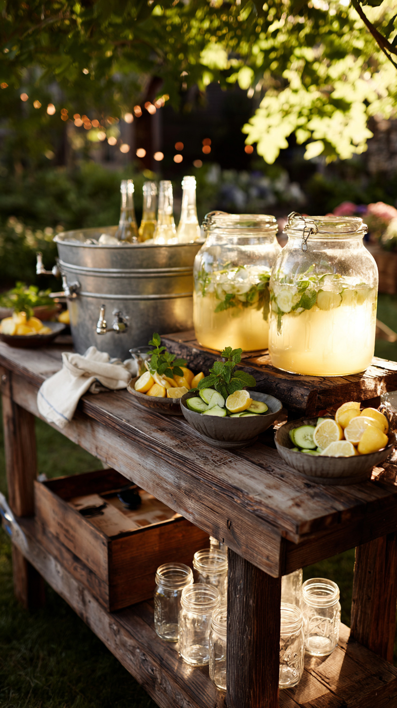 Set Up Drinks and Serving Pieces That Keep Things Moving - Image 3