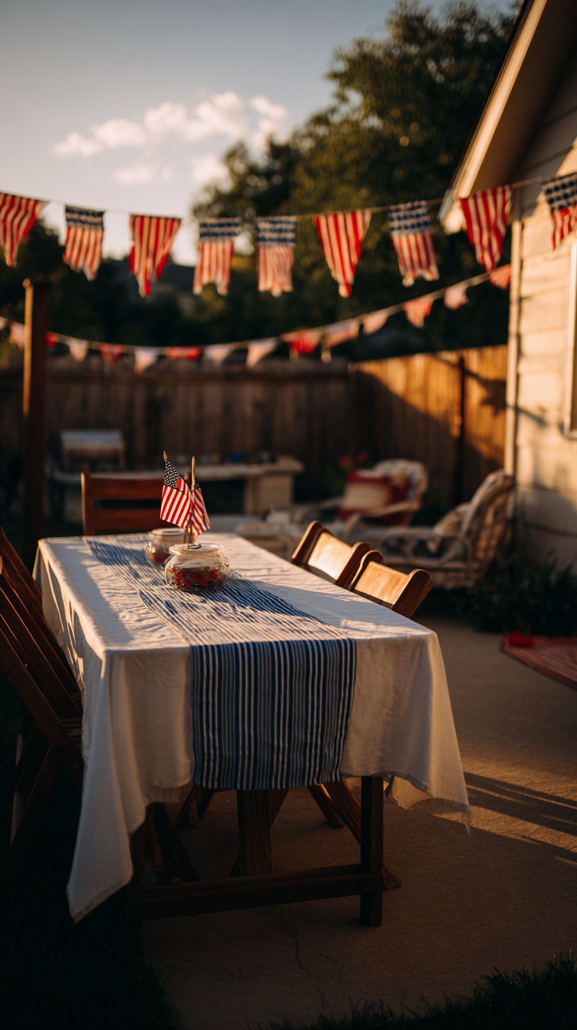 Setting the Mood with Red, White, and Blue Décor - Image 2