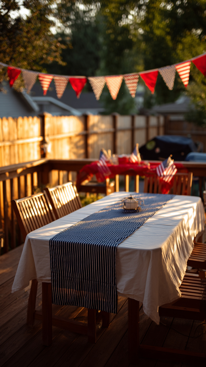 Setting the Mood with Red, White, and Blue Décor - Image 4