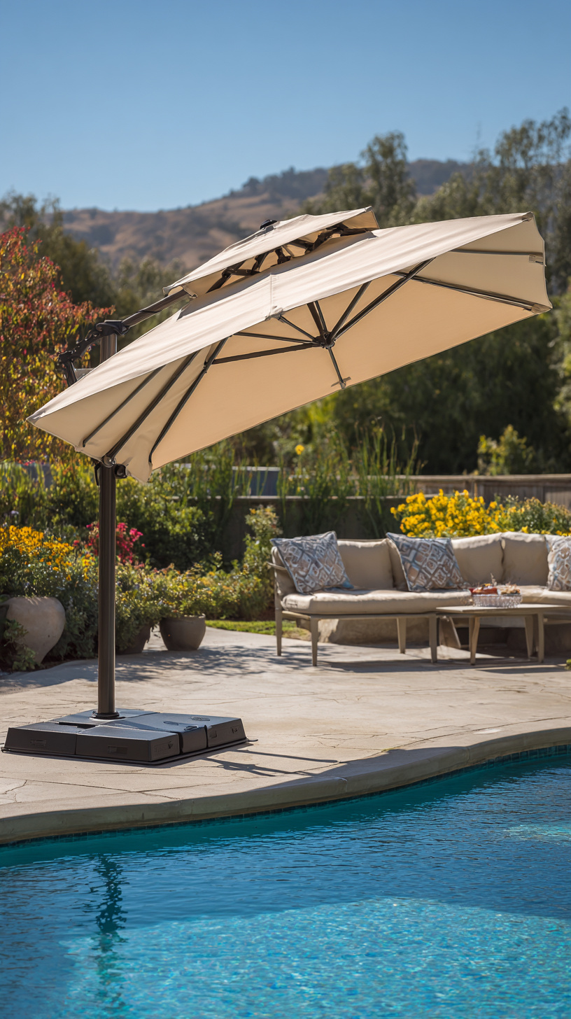 Shaded Patio Umbrella - Image 2