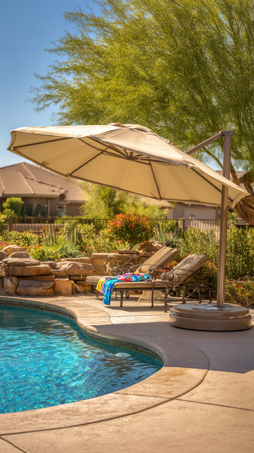 Shaded Patio Umbrella - Image 3