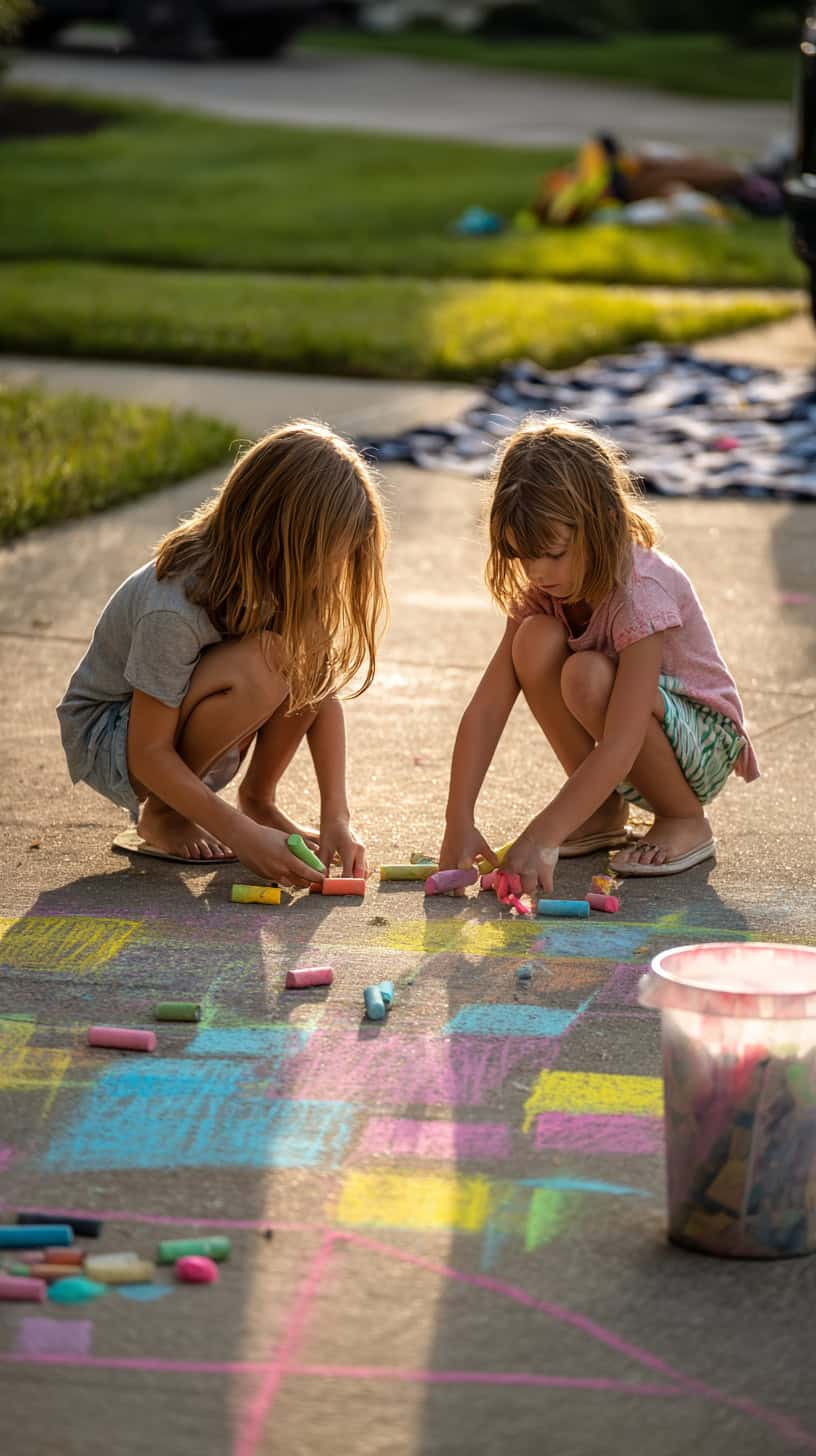 Sidewalk Chalk Art - Image 1