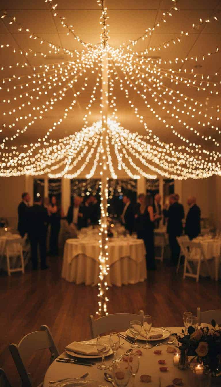 Simple String Light Drape