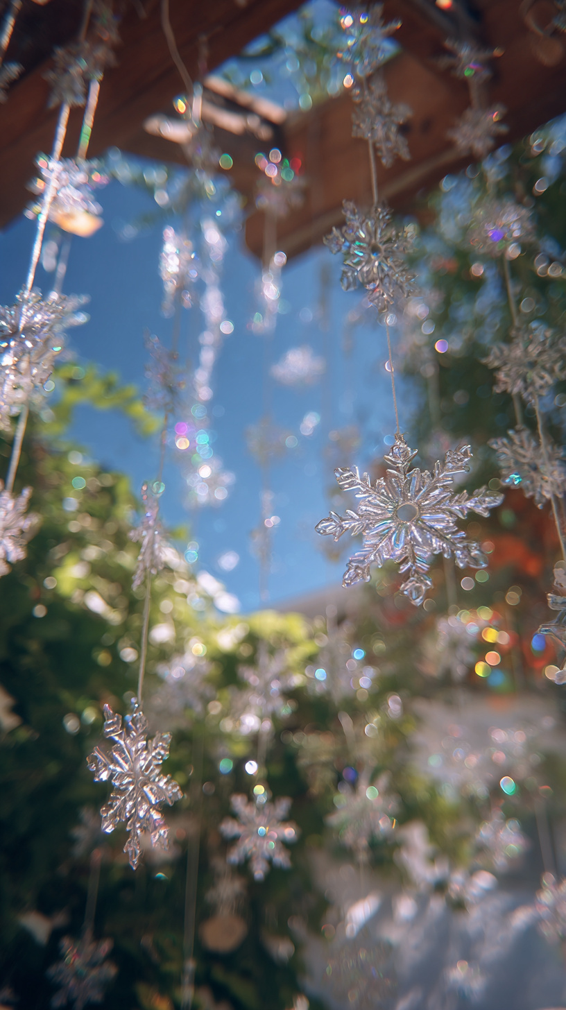 Snowflake Hanging Garland - Image 2