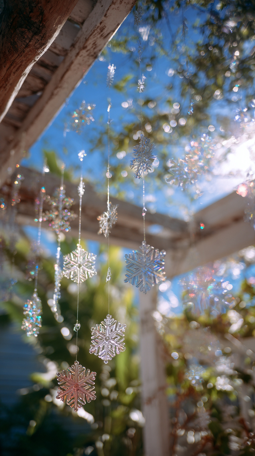 Snowflake Hanging Garland - Image 3