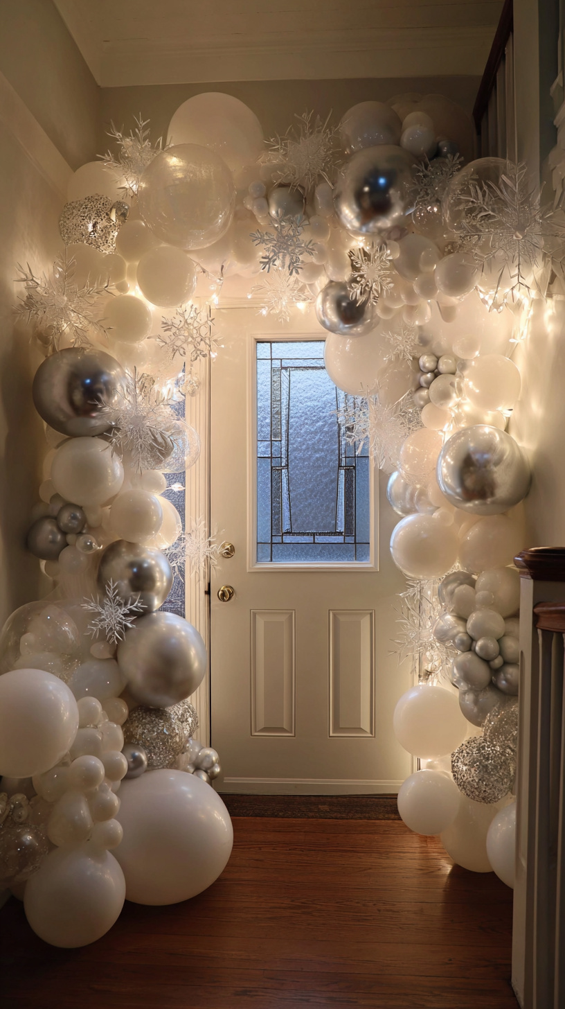 Snowy Balloon Arch - Image 3