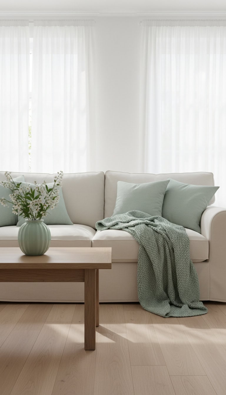Soft Mint Green Accent Pieces