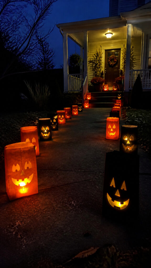 Style Your Outdoor Space with Black and Orange Luminaries