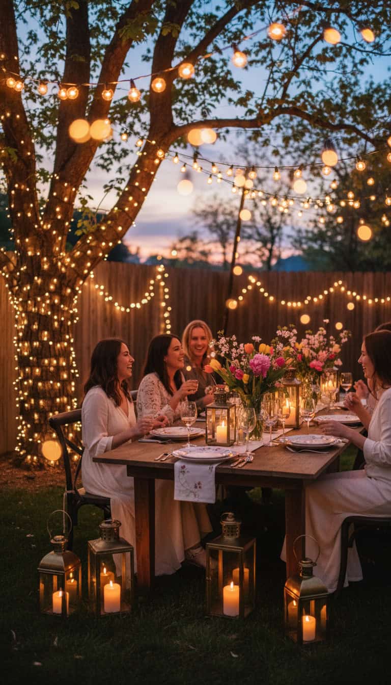 Spring Dinner Party Lights