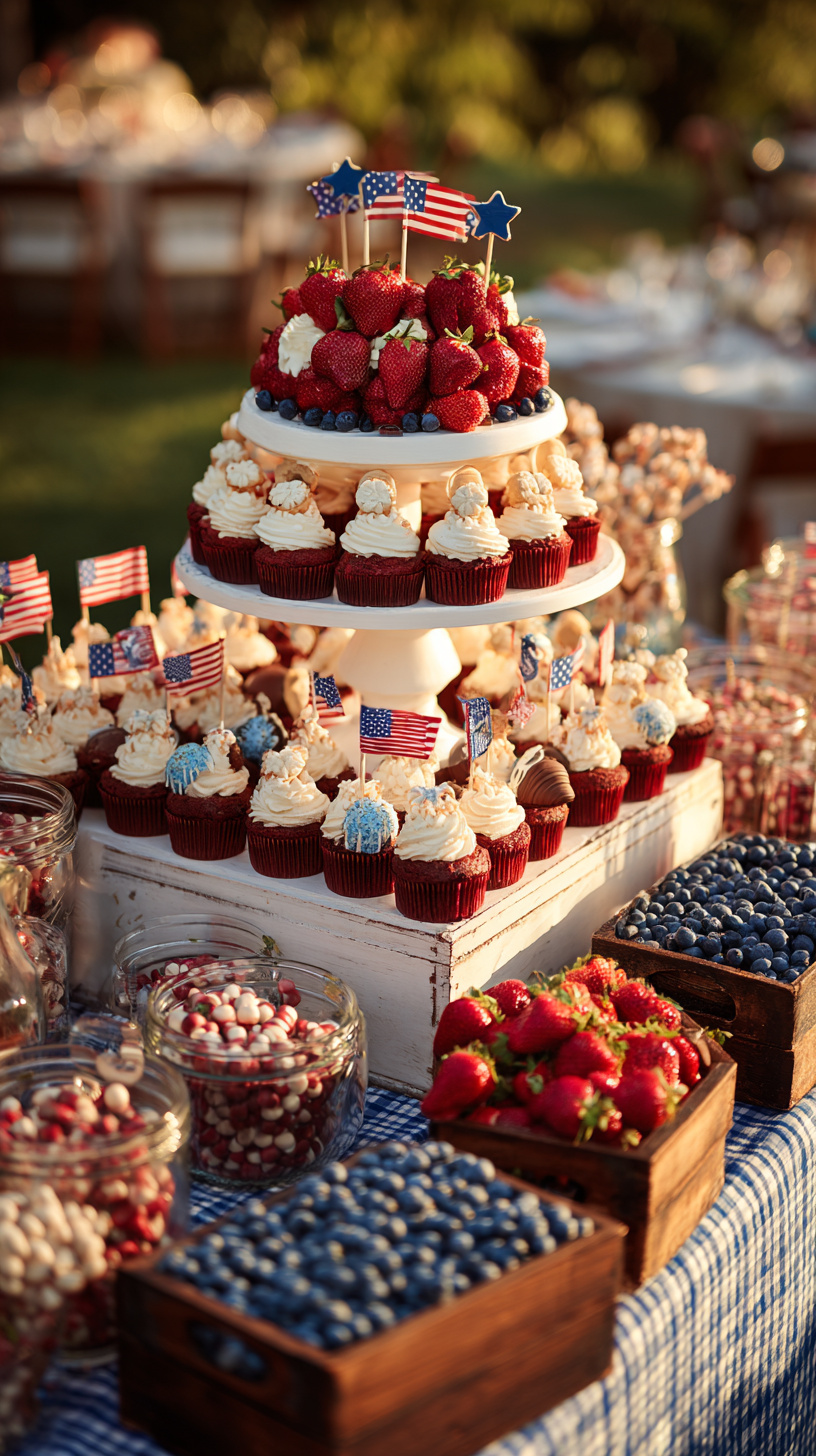 Star-Spangled Dessert Bar