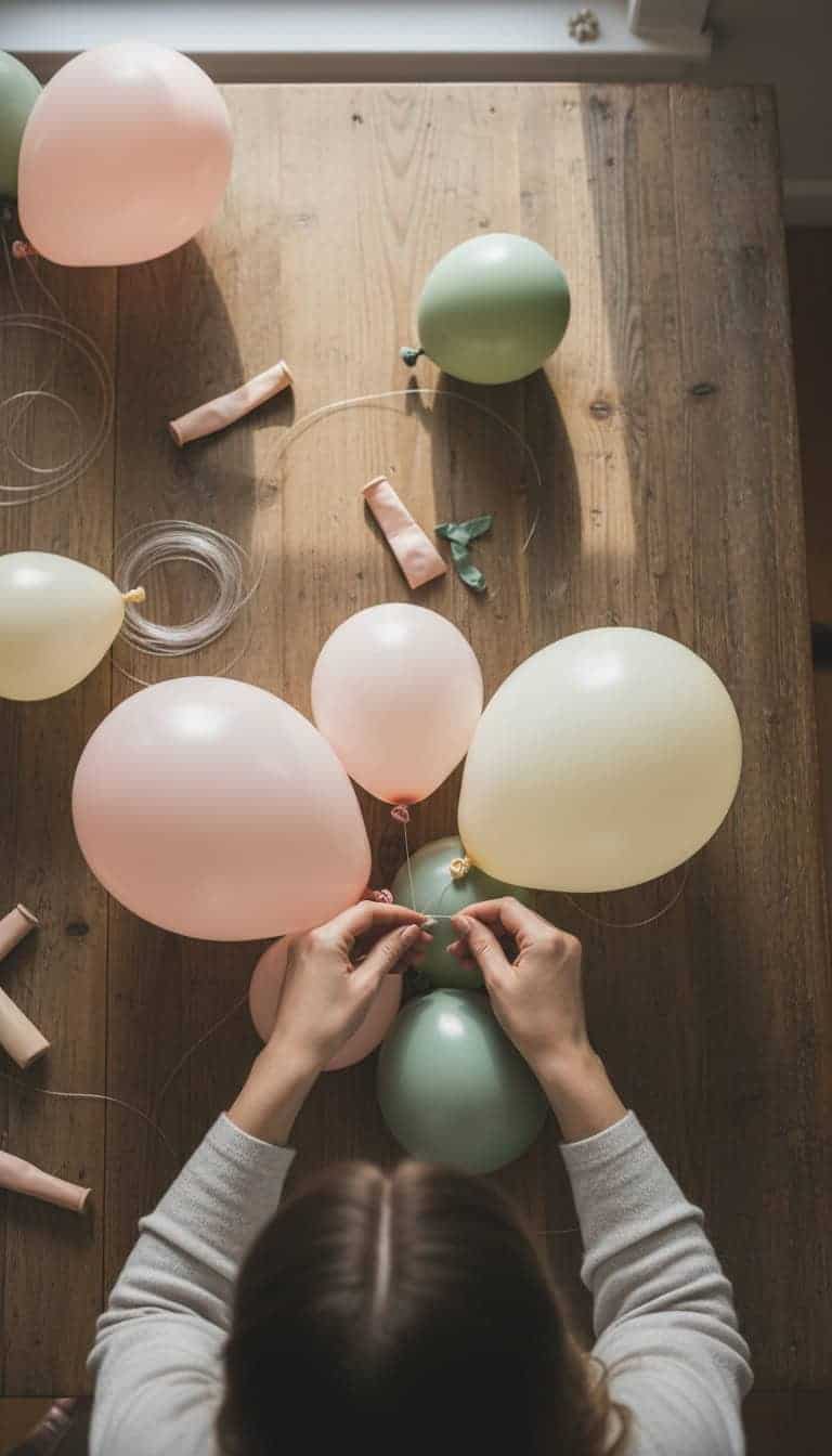 Step-by-Step Balloon Garland Tutorial for Busy Moms