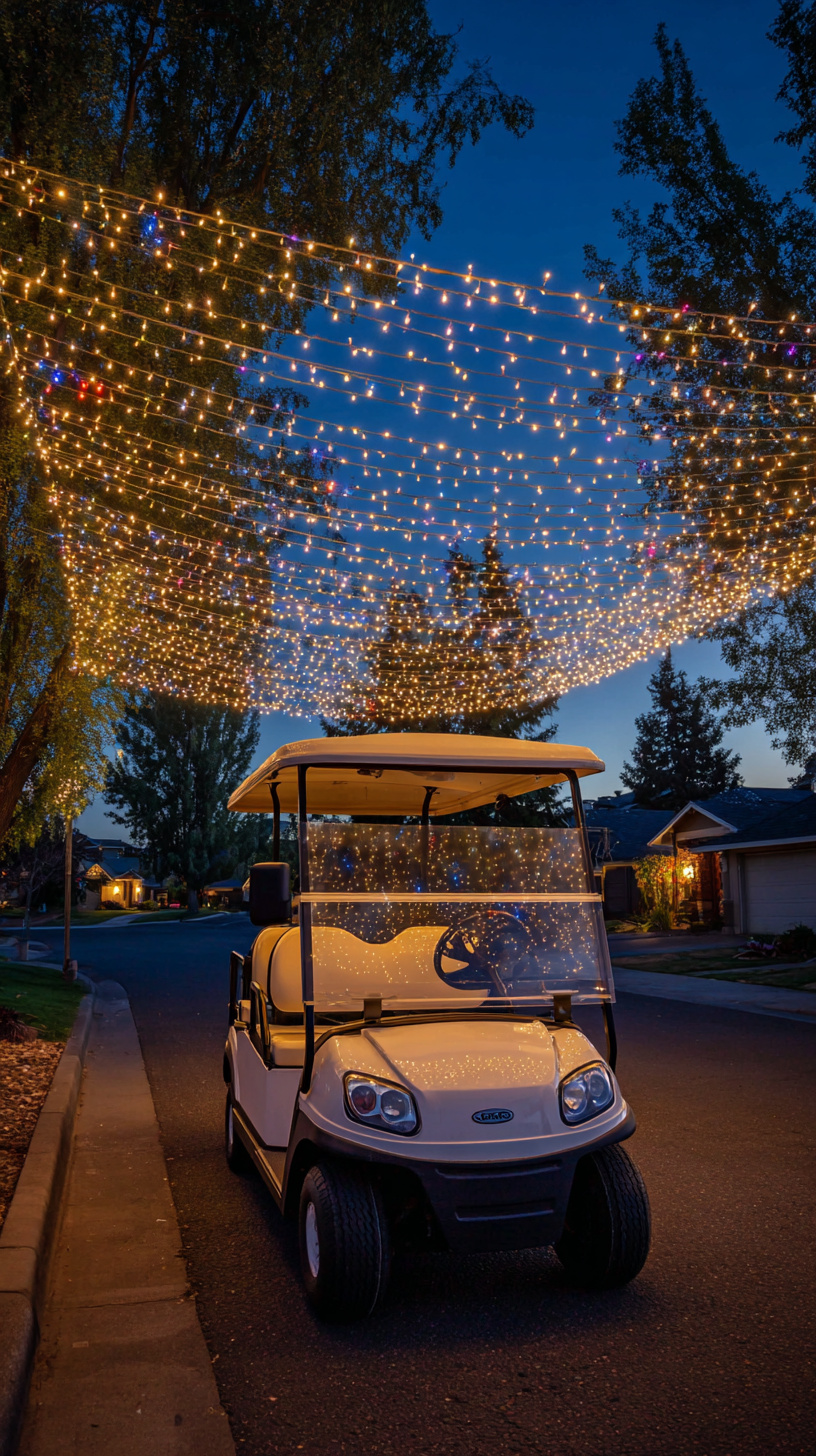String Light Canopy Glow - Image 1
