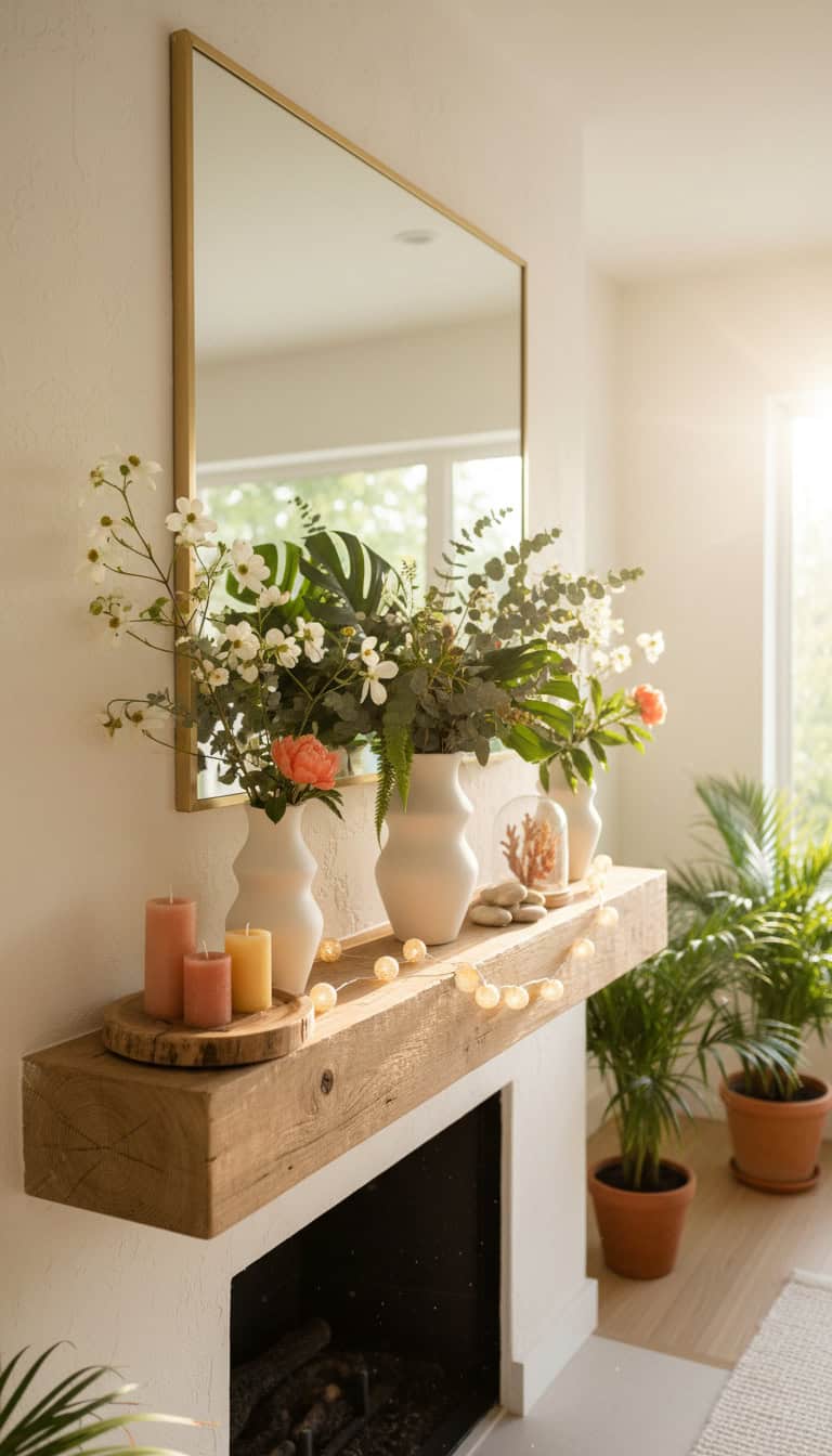 Summer Mantel Decorating Ideas for a Seamless Transition