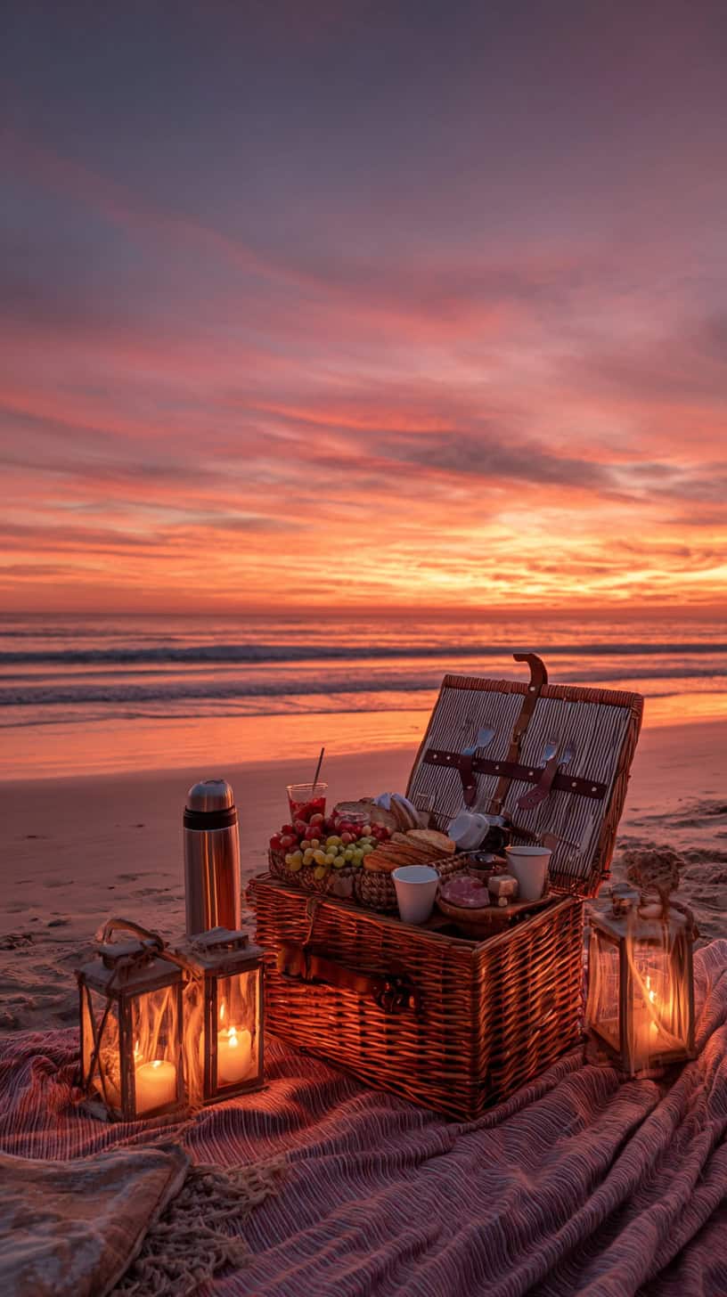 Sunset Picnic Date Baskets - Image 2