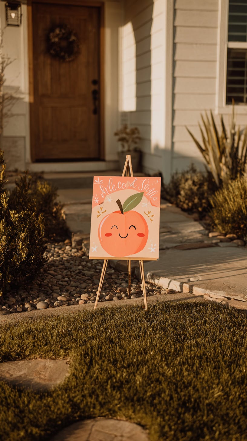 Sweet Peach Yard Sign - Image 2