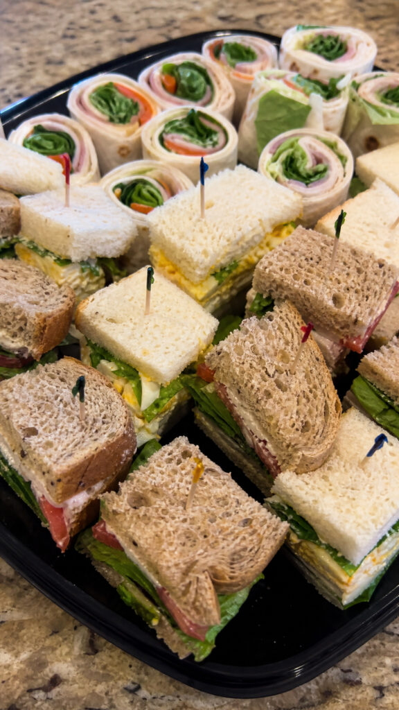 Finger Sandwiches and Wraps