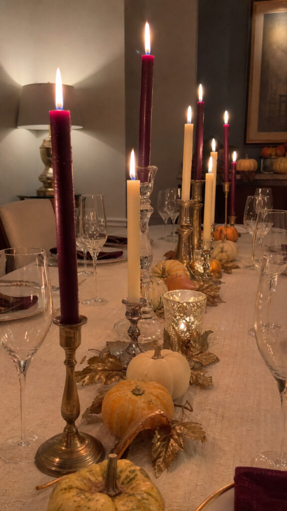 Candlestick and Taper Candle Elegance