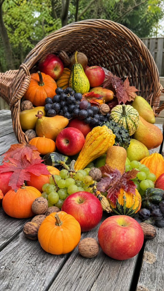 Cornucopia Overflowing with Abundance