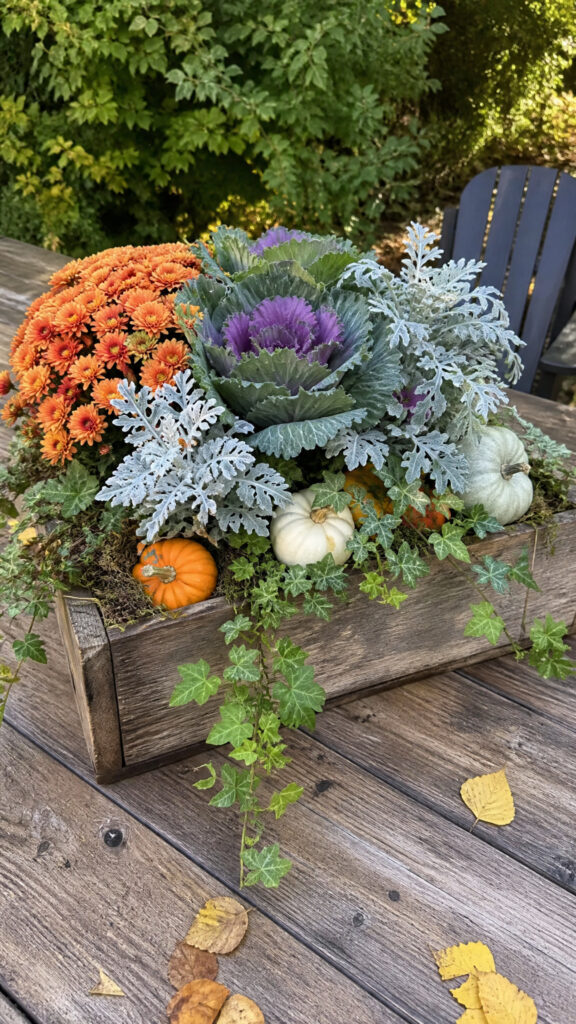 Rustic Wooden Box Garden