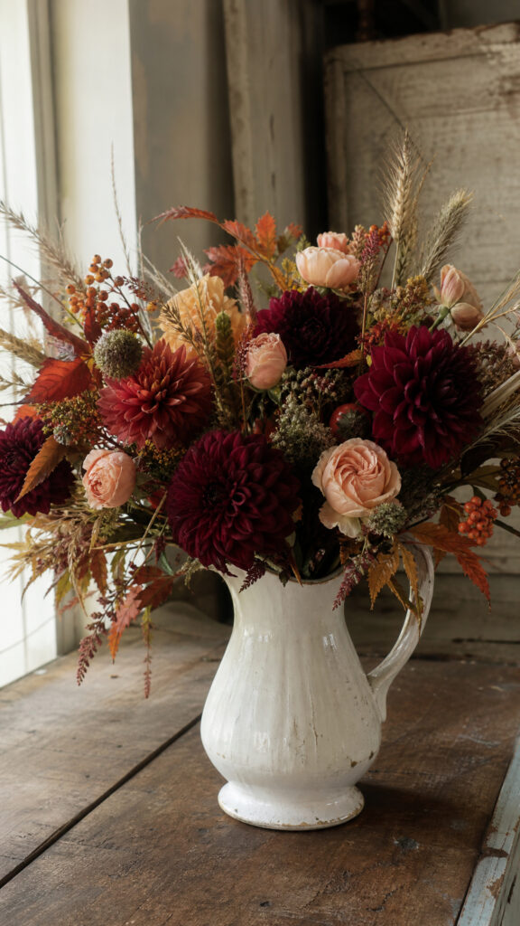 Vintage Pitcher Bouquet