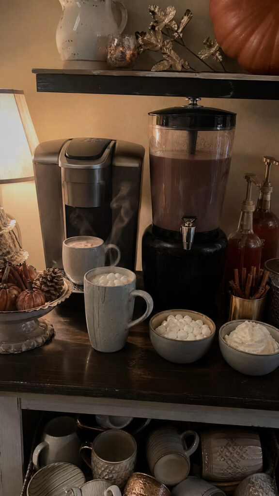 Hot Beverage and Dessert Pairing Station