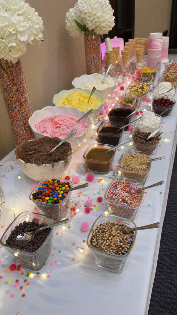 Interactive Dessert Building Station