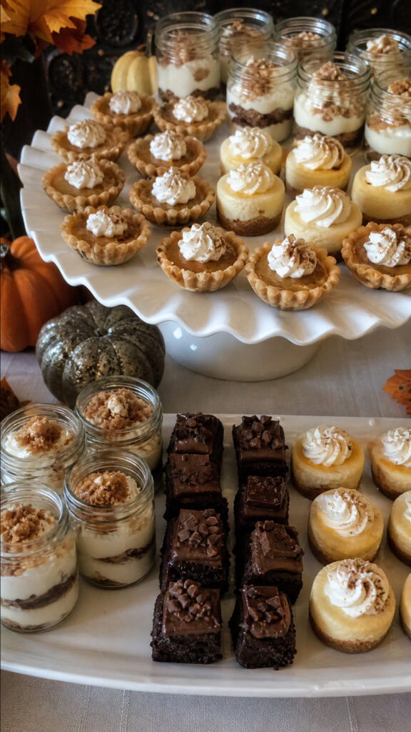 Mini Dessert Sampling Station