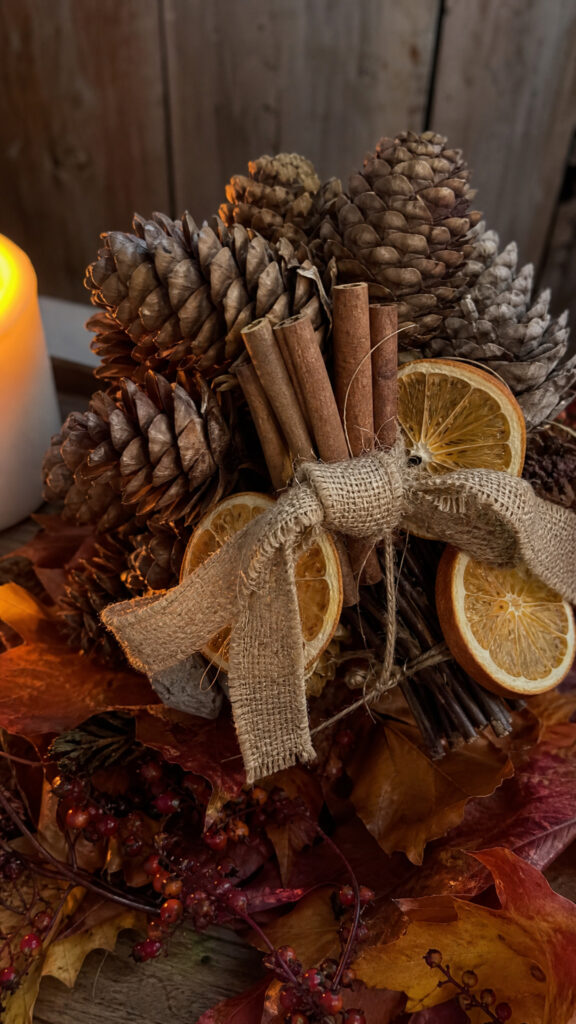 Cinnamon Scented Pinecone Bundles