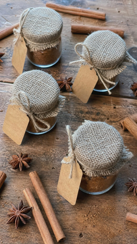 Homemade Spice Blend Jars