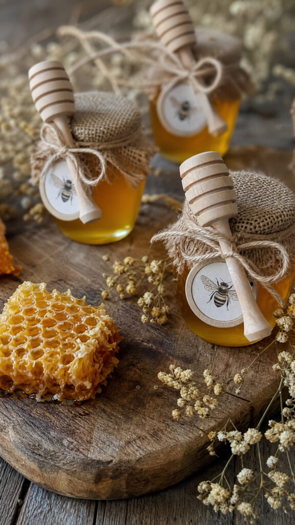 Personalized Honey Jar Favors
