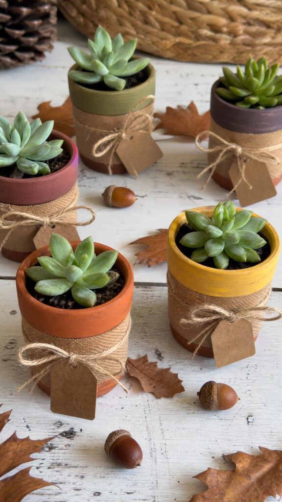 Succulent Plant Favors
