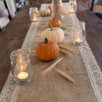 Classic Burlap and Lace Runner