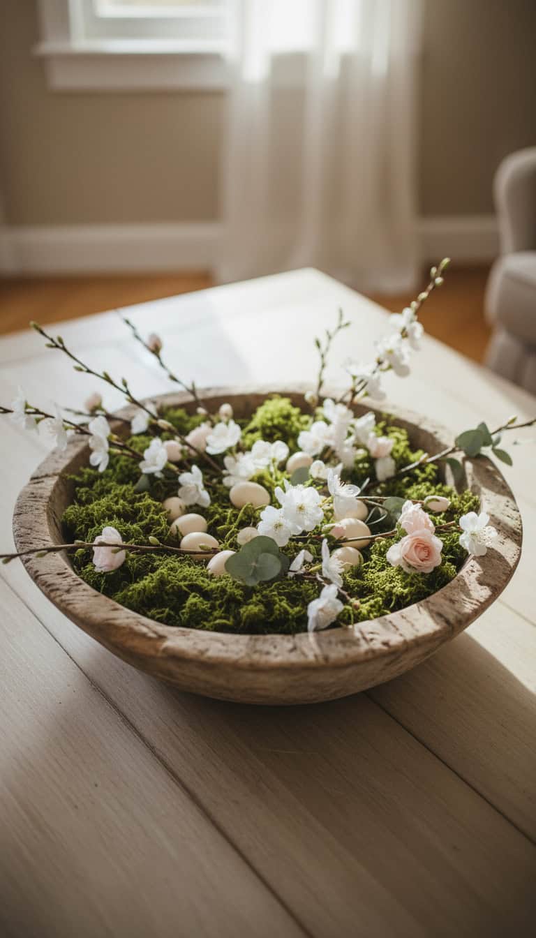Thrifted Wooden Dough Bowl