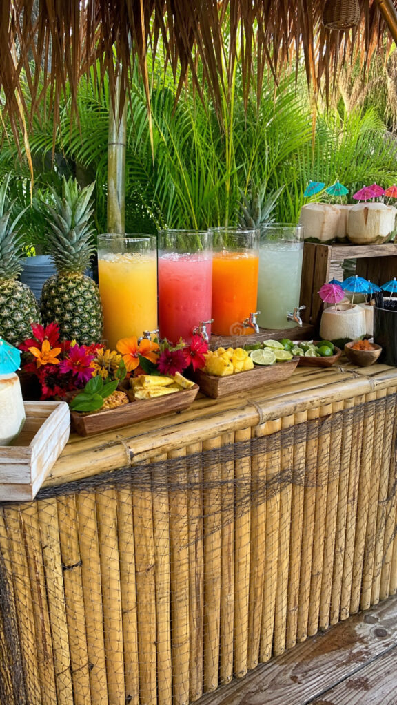 Pineapple Drink Station