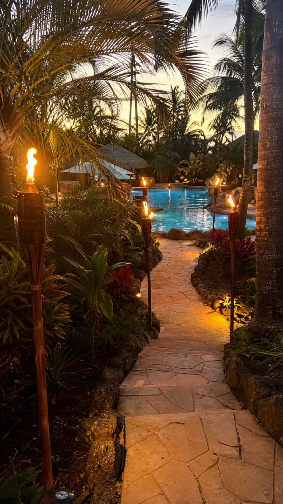 Tiki Torch Pathway to Paradise