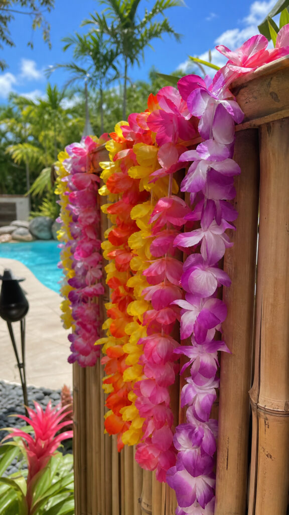 Tropical Flower Leis for Every Guest