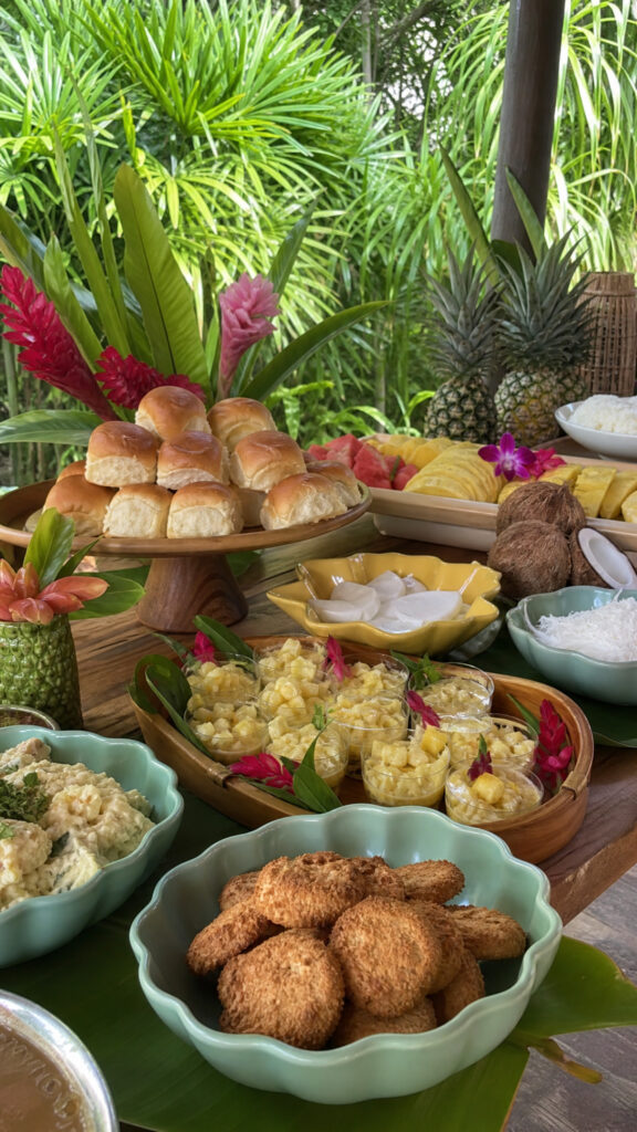 Tropical Snack Bar with Island Treats