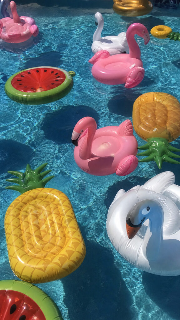 Tropical Themed Pool Floats