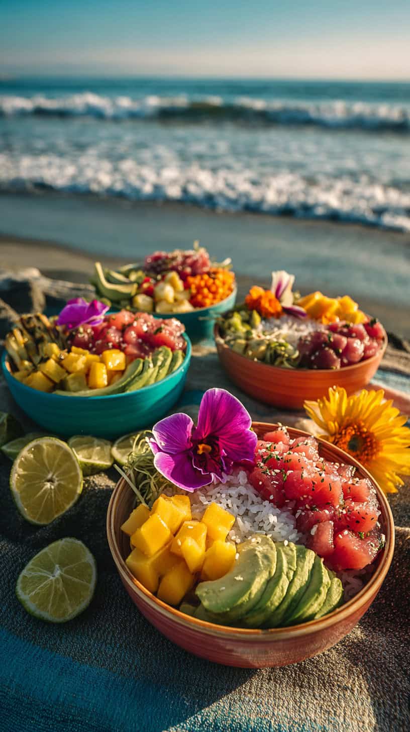 Tropical Summer Picnic Bowls - Image 1