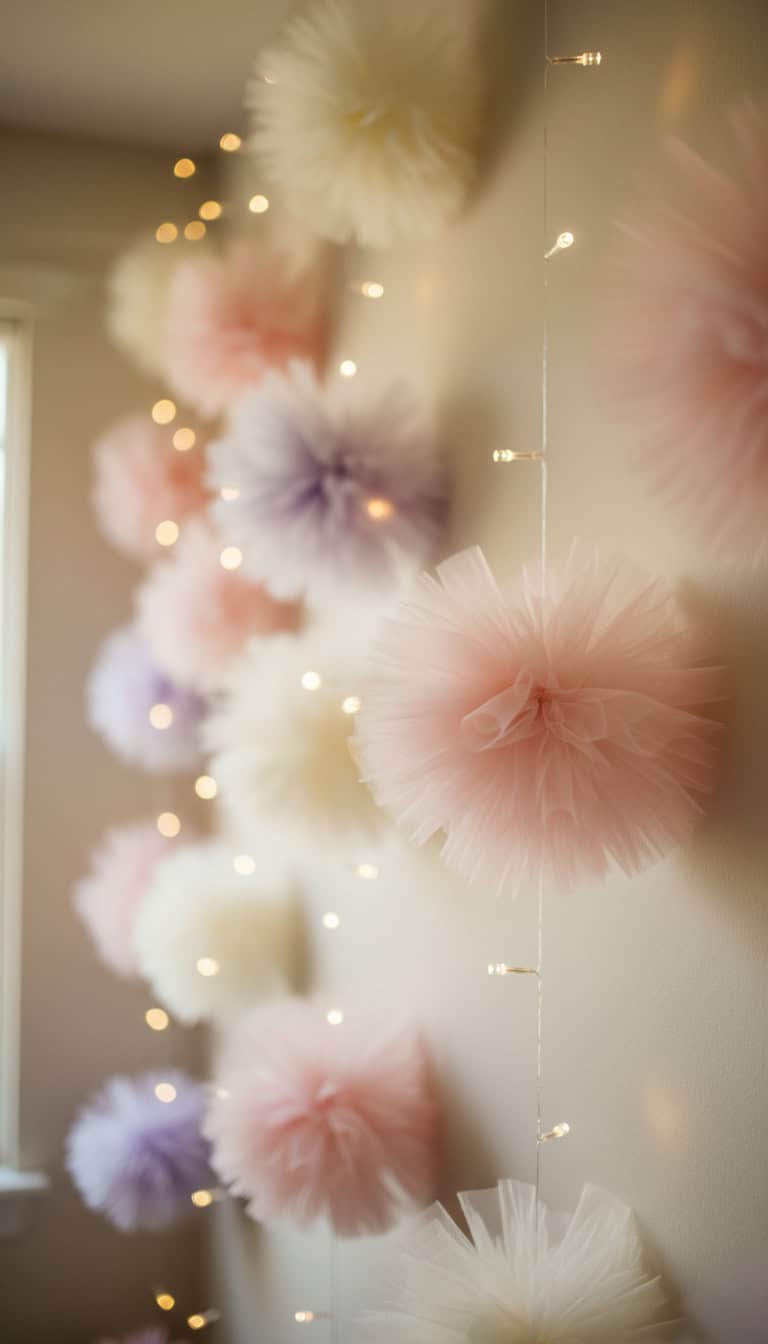 Tulle Pom-Pom Backdrop