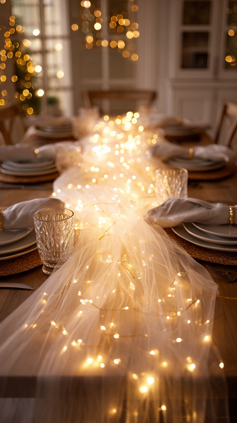 Twinkle Light Table Setup - Image 4