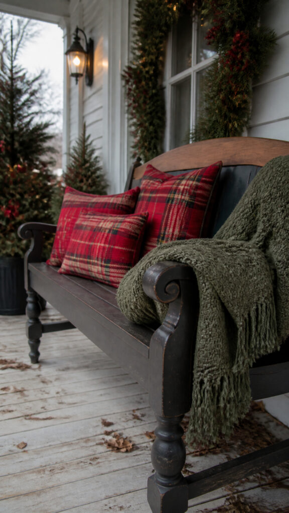 Outdoor-Safe Christmas Pillows and Textiles