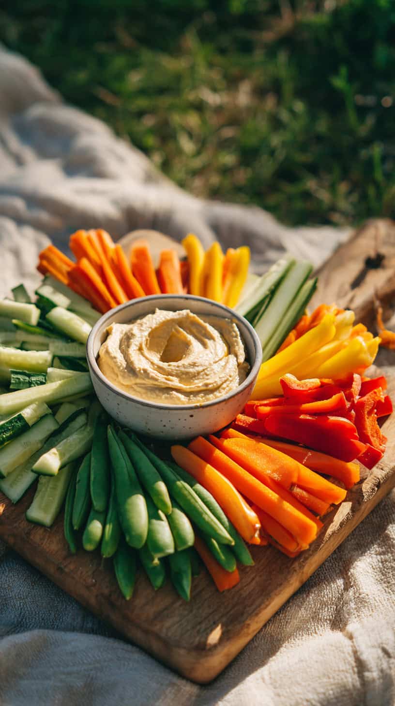 Veggie Stick Hummus Dip - Image 1
