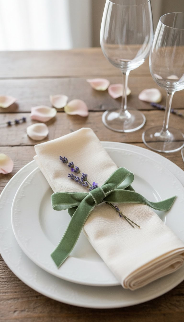 Velvet Napkin Wraps
