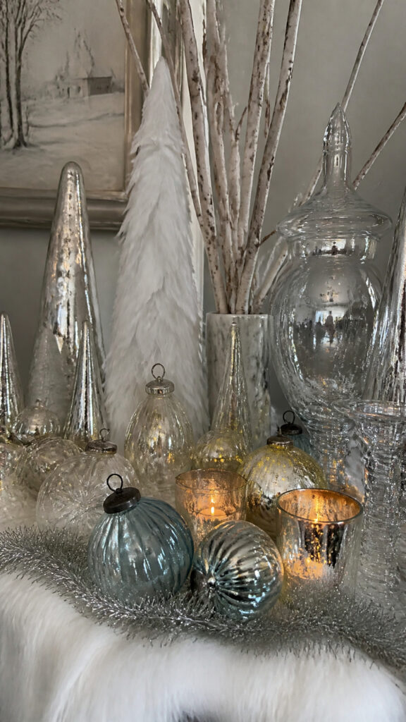 Icy Blue and Silver Winter Wonderland