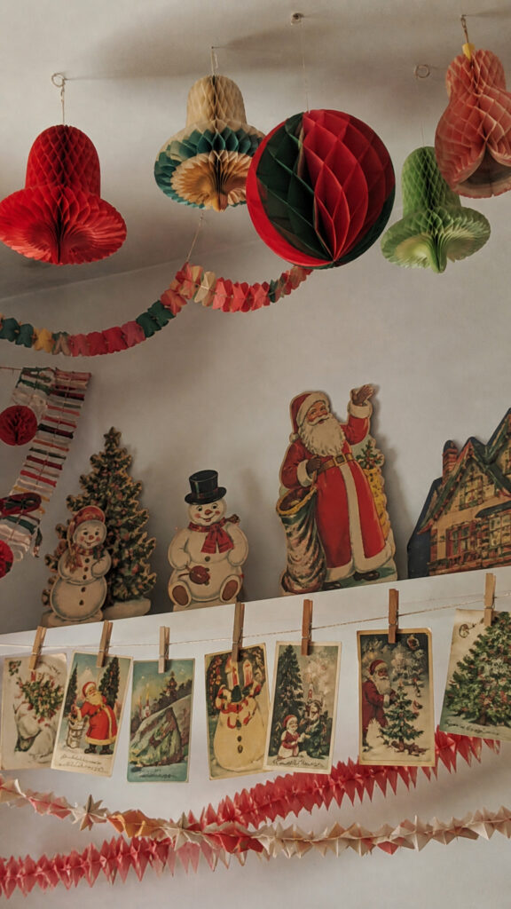 Add Vintage Paper Decorations and Cards