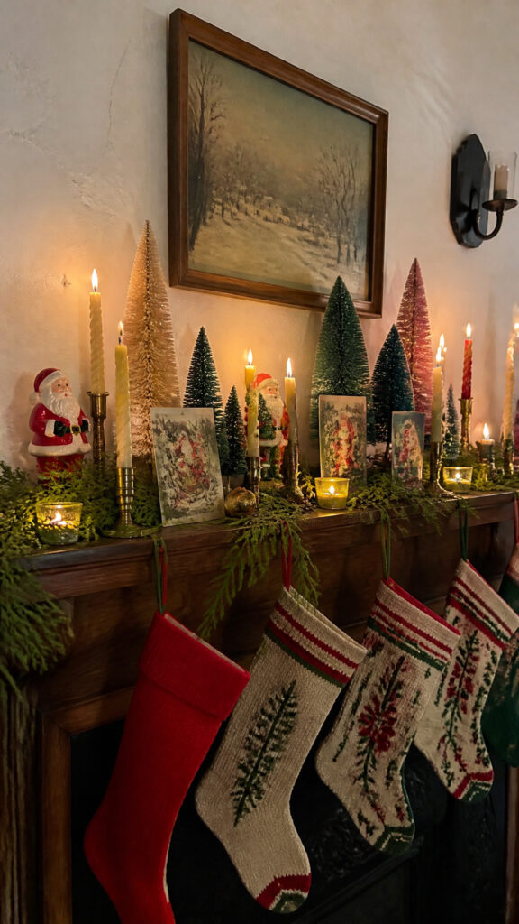 Create a Nostalgic Mantel Display