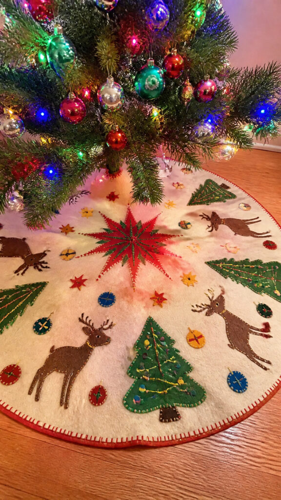 Appliquéd Felt with Vintage Motifs