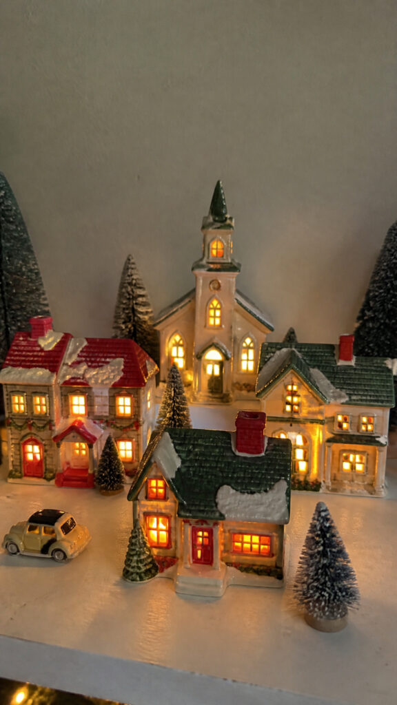 Finding the Perfect Vintage Pieces for Your Christmas Village