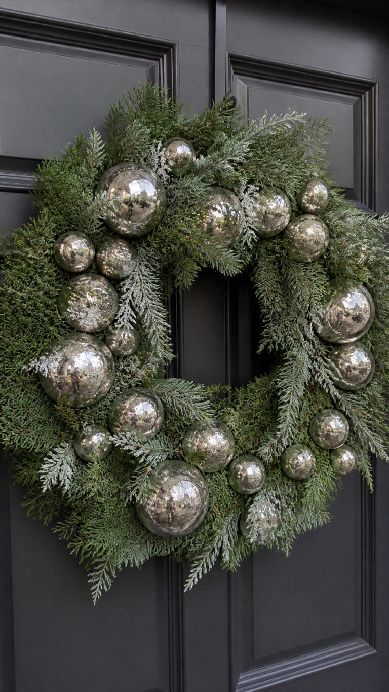 Mercury Glass Ornament Elegance